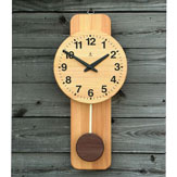 木の振子時計
